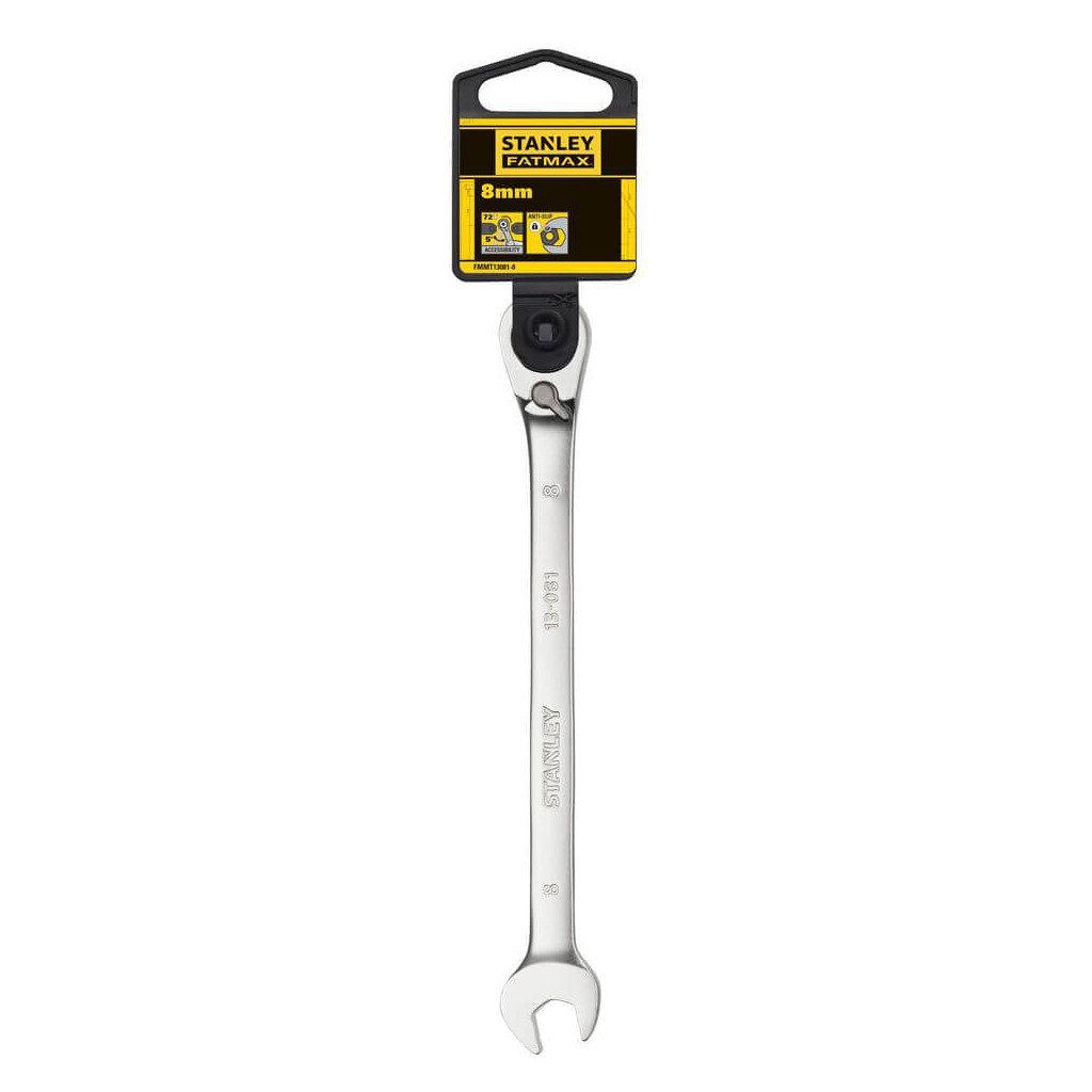 Ключ Stanley FATMAX 8 мм, з храповим механізмом (FMMT13081-0) - изображение 10