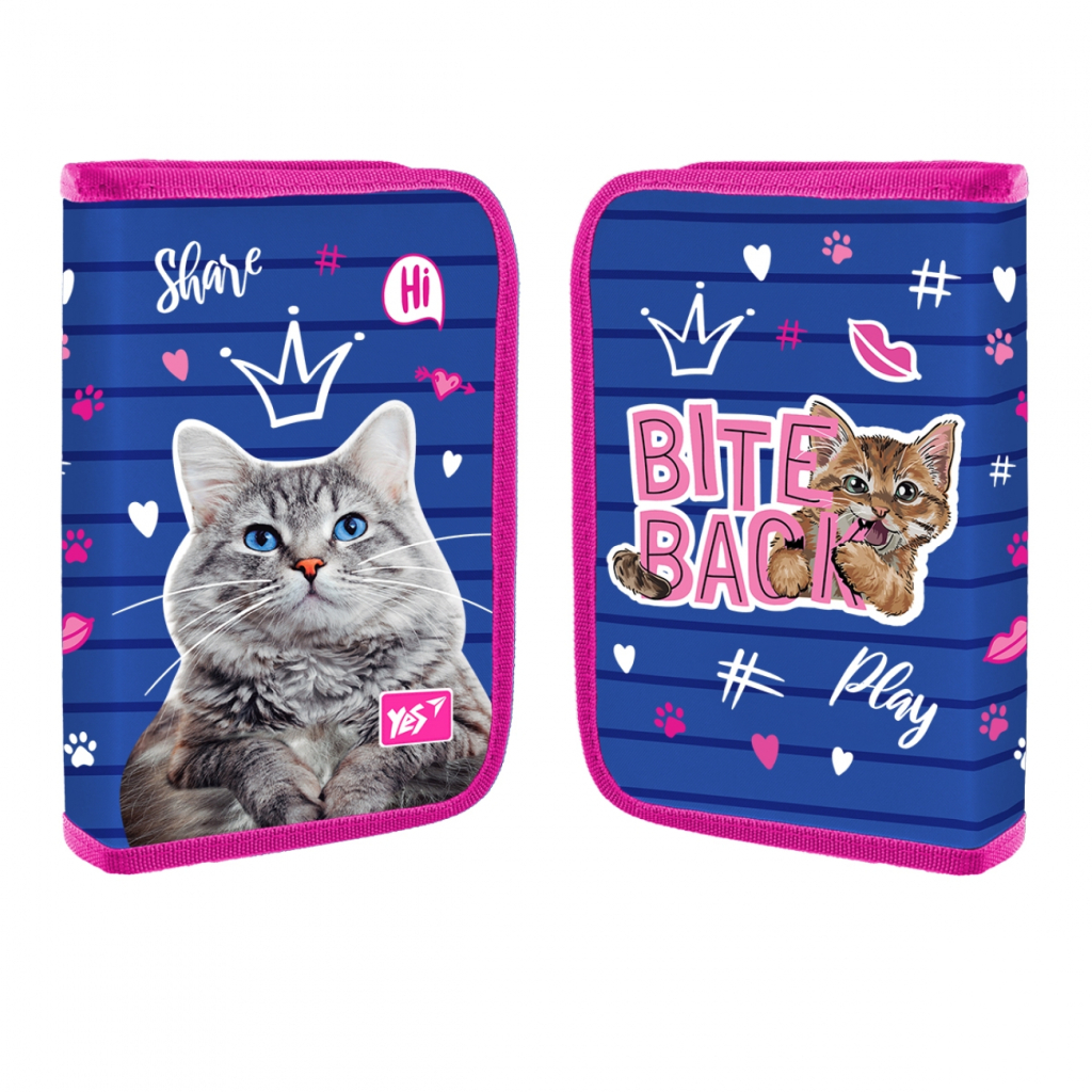 Пенал Yes HP-03 Cats (533332) - зображення 1