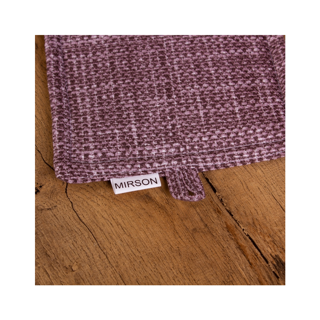 Кухонна прихватка MirSon рогожа/напівпанама №208 - Chocolate binding (2200006754091) - изображение 3
