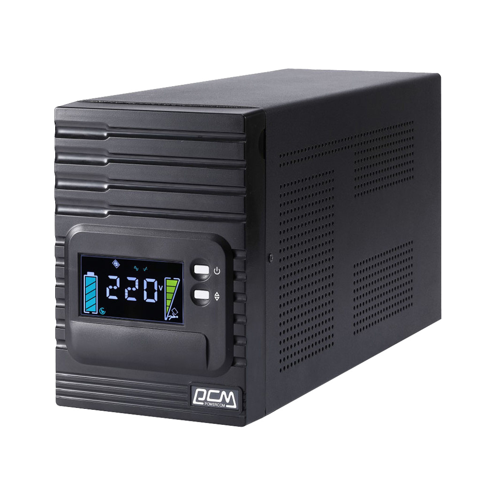 Пристрій безперебійного живлення Powercom SPT-2000-II LCD - зображення 1