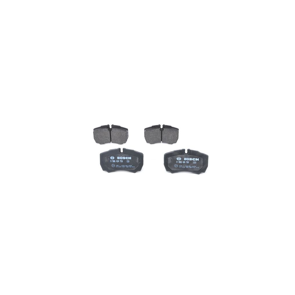 Гальмівні колодки Bosch 0 986 424 750 - зображення 4