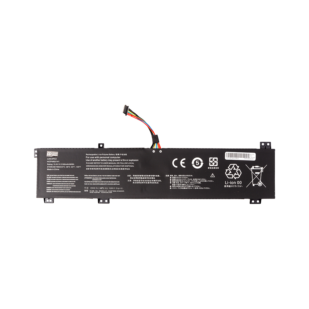Акумулятор до ноутбука LENOVO Legion 5-17ITH6 (L20C4PC2) 15.4V 5180mAh PowerPlant (NB482443) - зображення 1