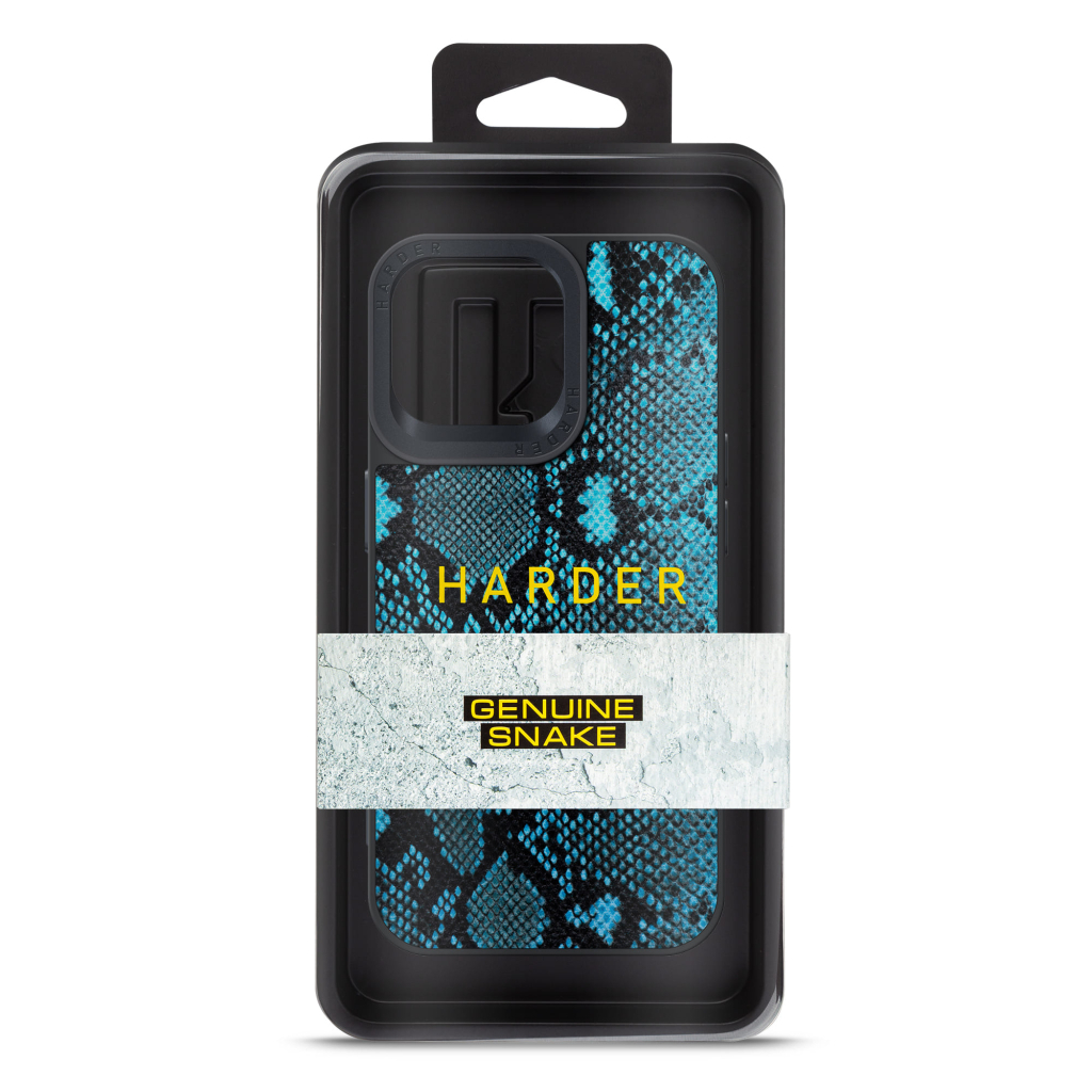 Чохол до мобільного телефона Harder Genuine Snake Apple iPhone 14 Pro Max Dark Blue (ARM76790) - зображення 3