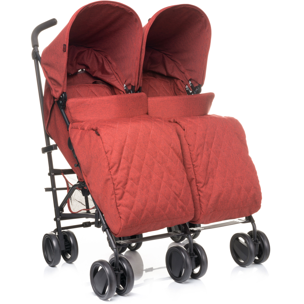 Коляска 4Baby для двійні Twins Red (4TW03) - зображення 3