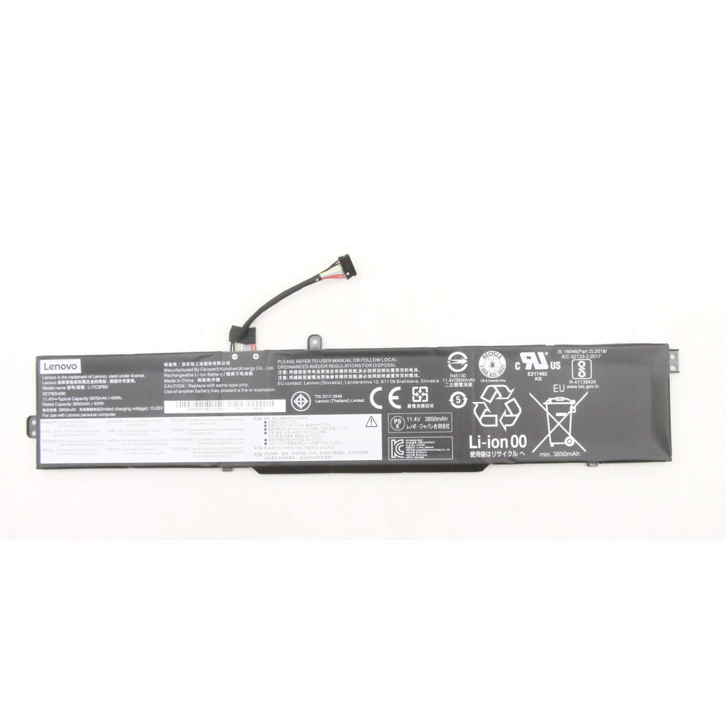 Акумулятор до ноутбука Lenovo IdeaPad 330-15 L17C3PB0, 3970mAh (45Wh), 3cell, 11.4V, Li-ion (A47669) - зображення 1