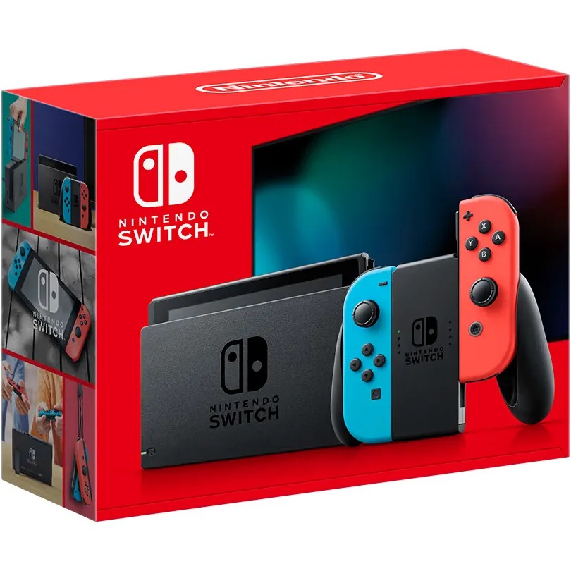 Ігрова консоль Nintendo Switch V2 HAC-001(01) Red & Blue_JP - изображение 1