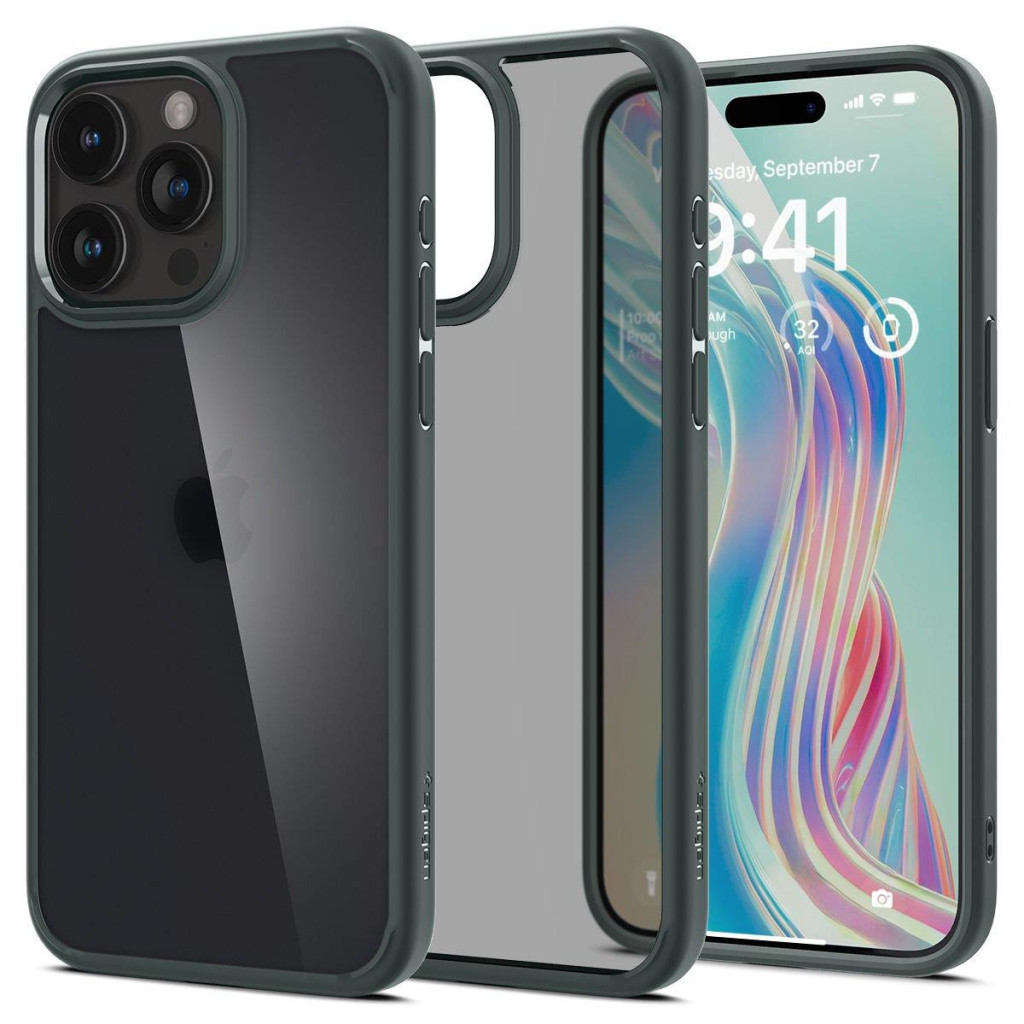 Чохол до мобільного телефона Spigen iPhone 15 Pro Max Ultra Hybrid Frost Green (ACS06569) - зображення 8