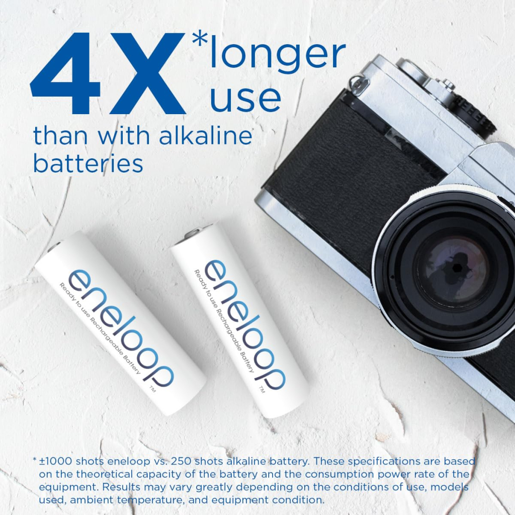 Акумулятор Panasonic AA Eneloop 2000mAh NI-MH * 4 + Сase (BK-3MCDEC4CP) - зображення 5