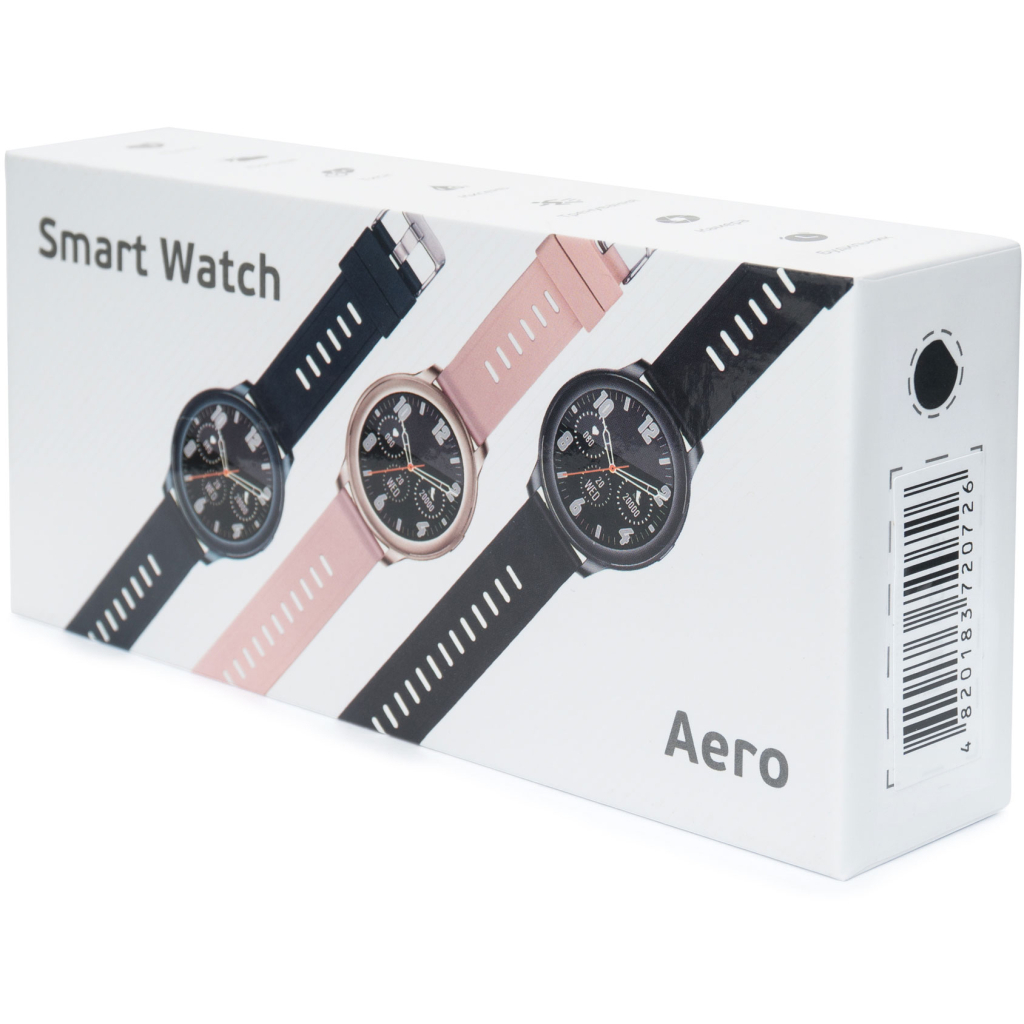 Смарт-годинник Globex Smart Watch Aero Black - зображення 4