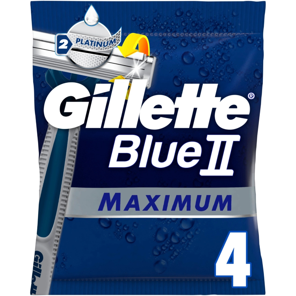 Бритва Gillette Blue 2 Maximum 4 шт. (8700216174466) - изображение 1