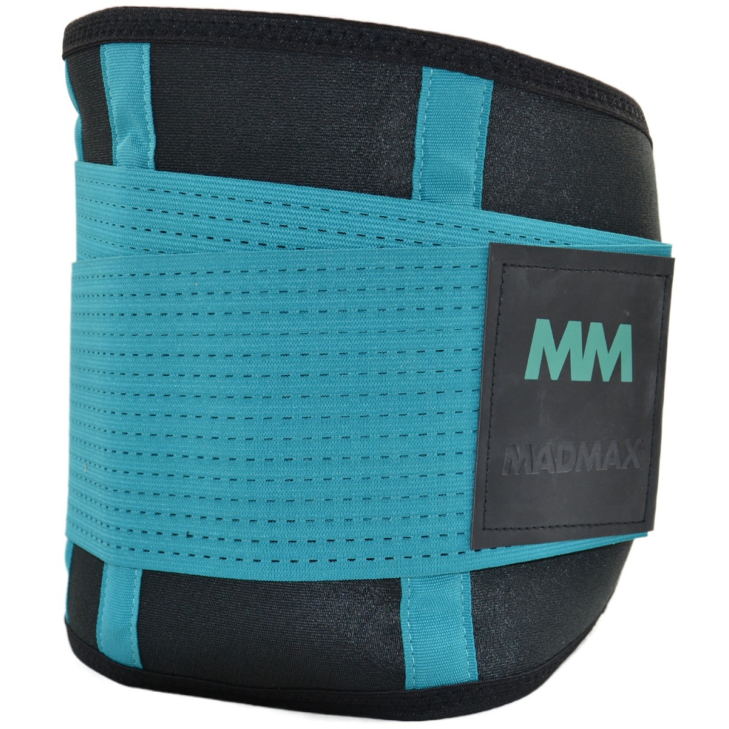 Пояс компресійний MadMax MFA-277 Slimming belt Black/turquoise L (MFA-277-TRQ_L) - изображение 9