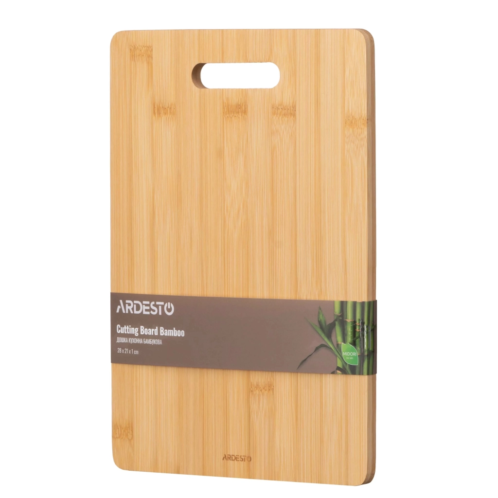 Дошка для нарізання Ardesto Midori 28 х 21 х 1 см, бамбук (AR1428BA) - зображення 1