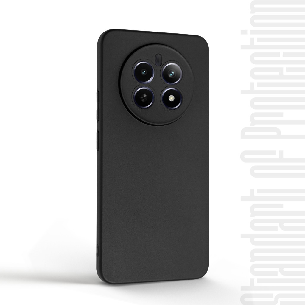 Чохол до мобільного телефона Armorstandart Matte Slim Fit Realme 12+ Camera cover Black (ARM74770) - зображення 2