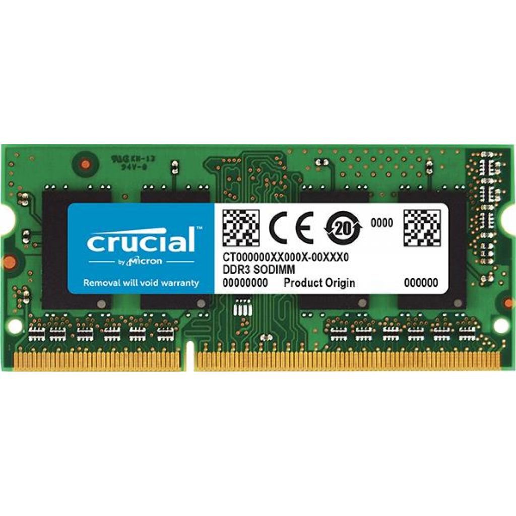 Модуль пам'яті для ноутбука SoDIMM DDR3 4GB 1866 MHz Micron (CT51264BF186DJ) - зображення 1