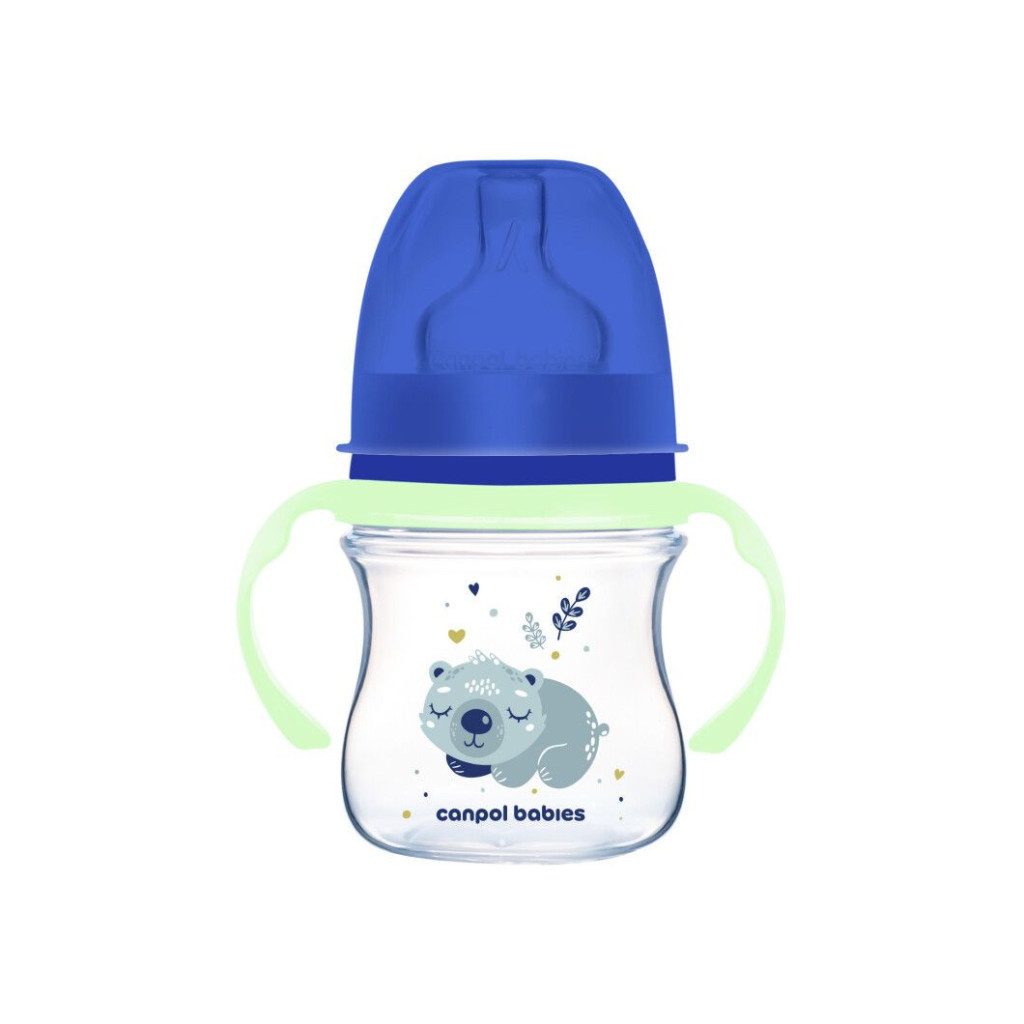 Пляшечка для годування Canpol babies Easystart Sleepy Koala 120 мл блакитна (35/236_blu) - зображення 1