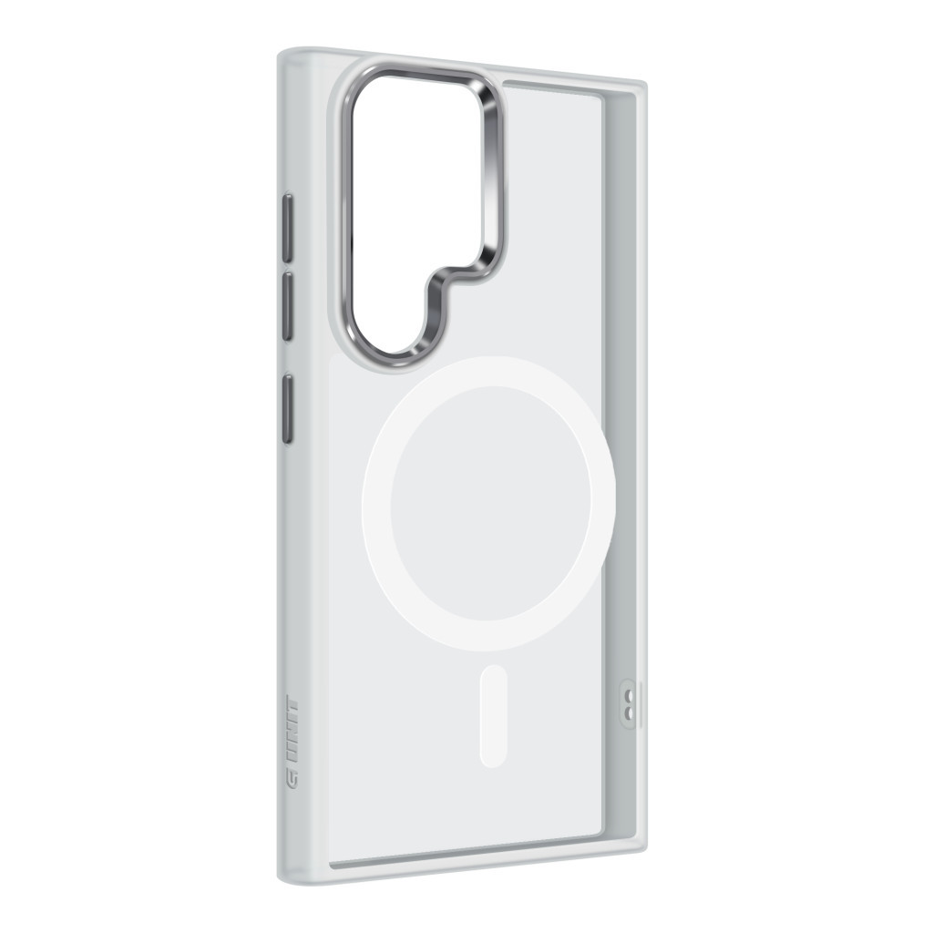Чохол до мобільного телефона Armorstandart Unit MagSafe Samsung S24 Ultra Matte Clear Silver (ARM74869) - зображення 1