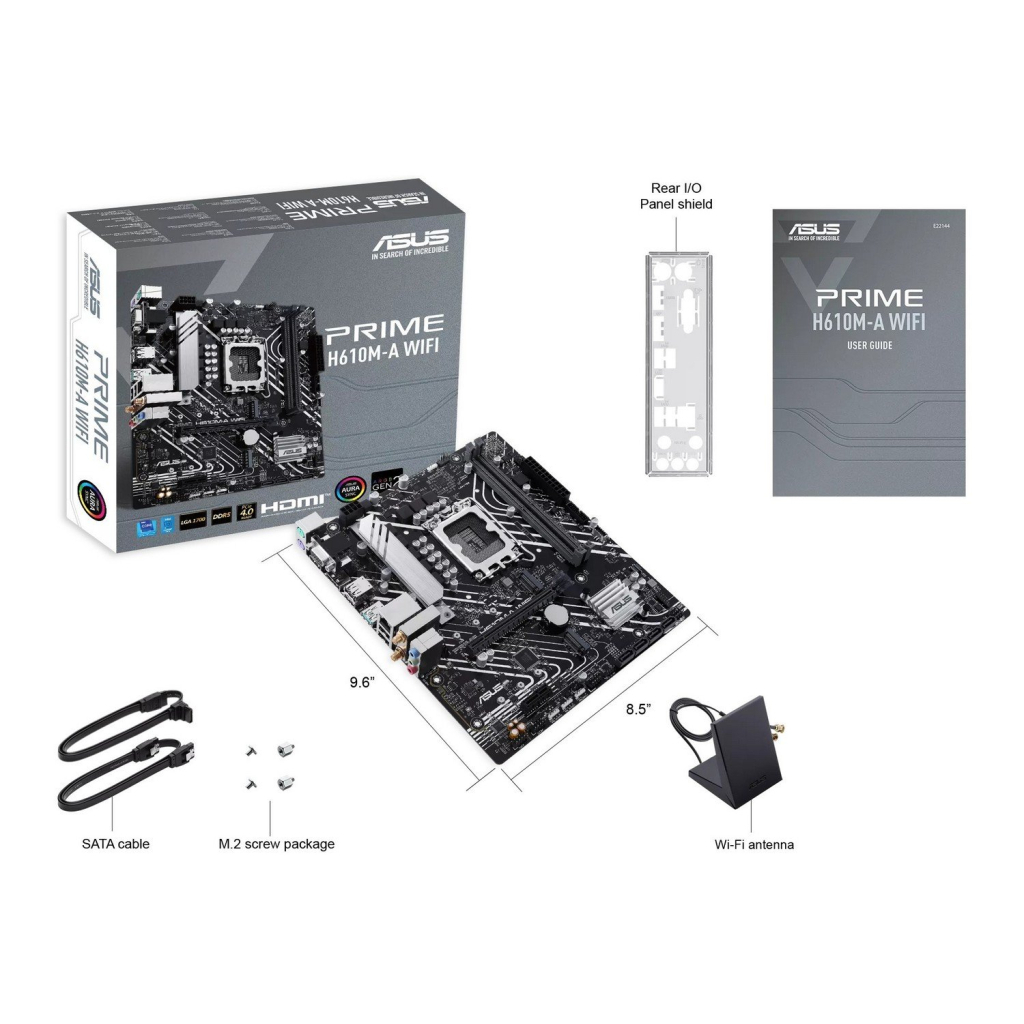 Материнська плата ASUS PRIME H610M-A WIFI - зображення 8