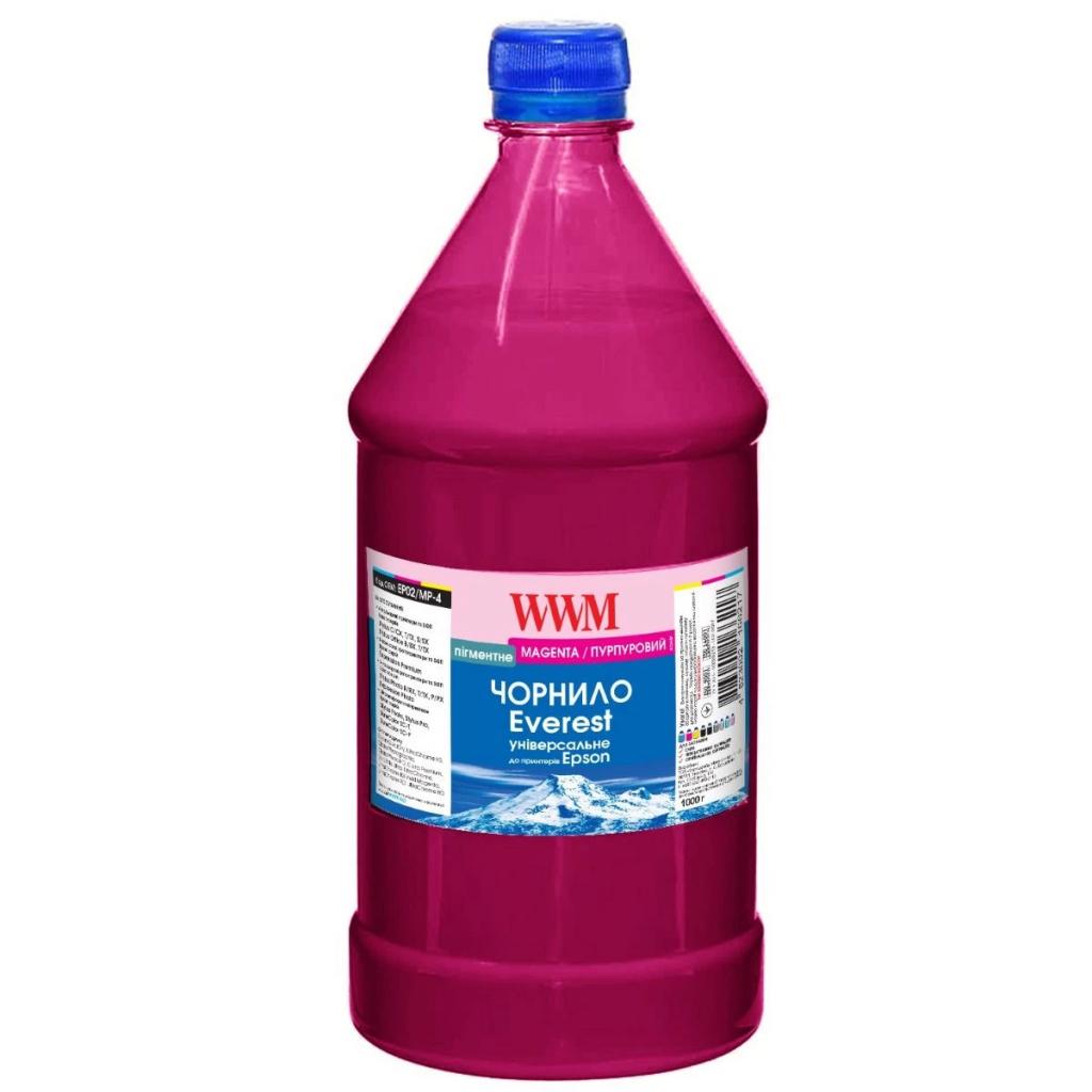 Чорнило WWM EVEREST для Epson 1000г Magenta Pigment (EP02/MP-4) - зображення 1