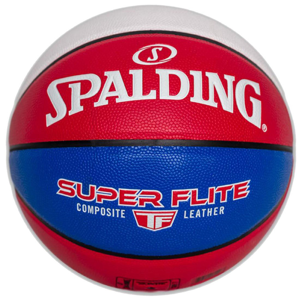 М'яч баскетбольний Spalding Super Flite червоний, білий, синій Уні 7 76928Z (689344406022) - зображення 1