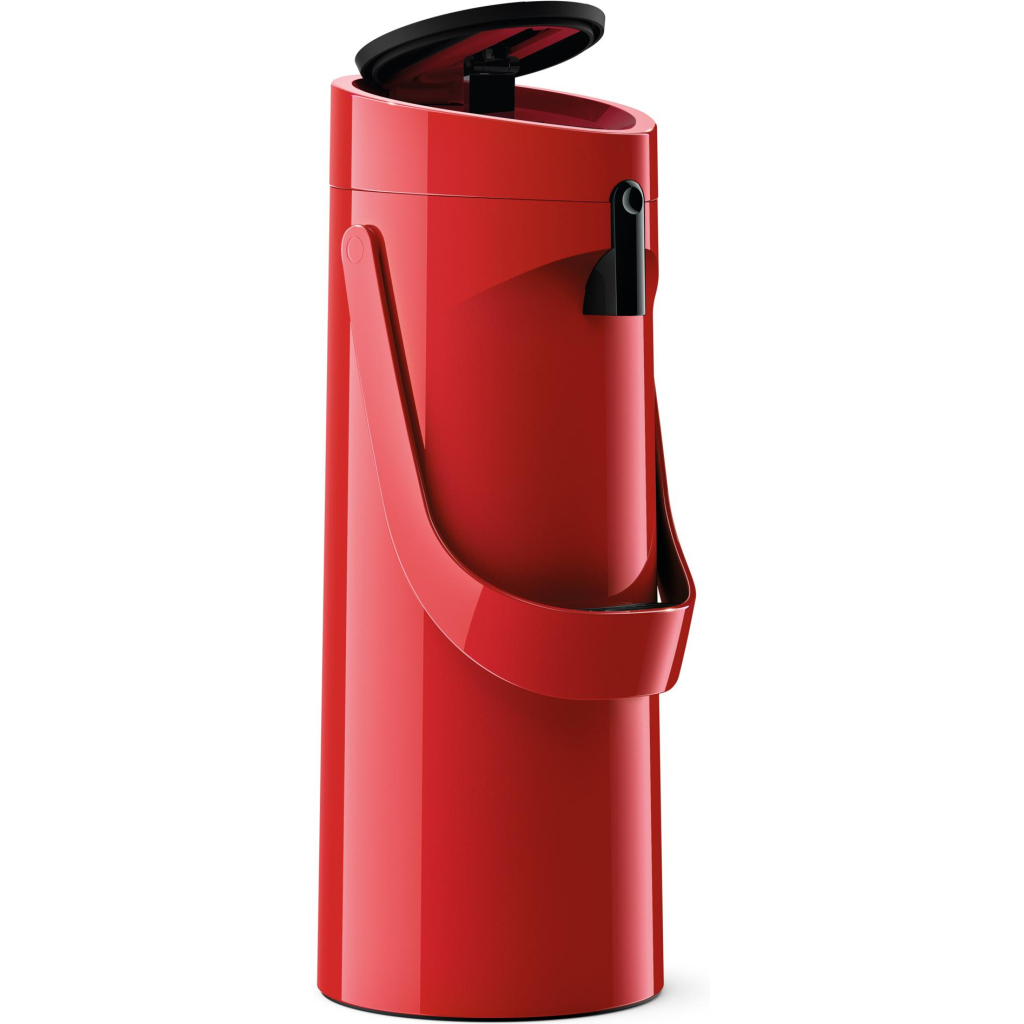 Термос Tefal Ponza Pump, 1.9л, пластик, скло, червоний (K3140314) - зображення 2