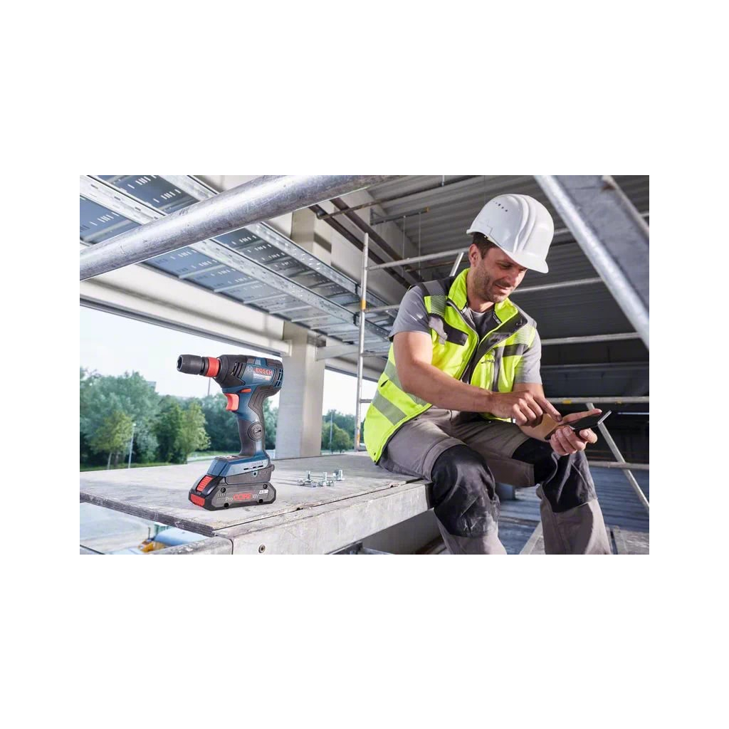 Гайковерт Bosch GDX 18V-200 C, 18В, 3400об/хв, 200Нм, М4-М14, (без АКБ та ЗП) (0.601.9G4.204) - зображення 2