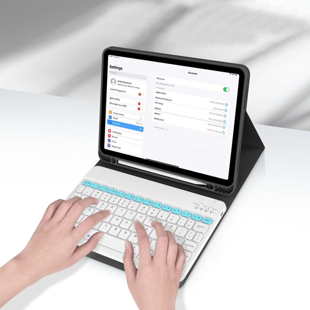 Чохол до планшета BeCover Keyboard Apple iPad Air (4/5) 2020/2022 10.9" Black (711144) - зображення 3