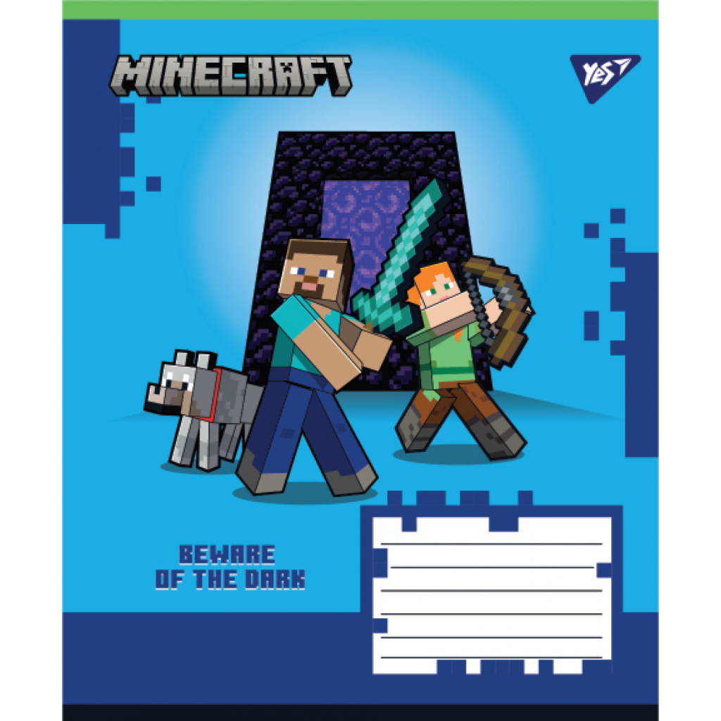 Зошит Yes Minecraft Walls А5 24 аркушів клітинка (767568) - зображення 4