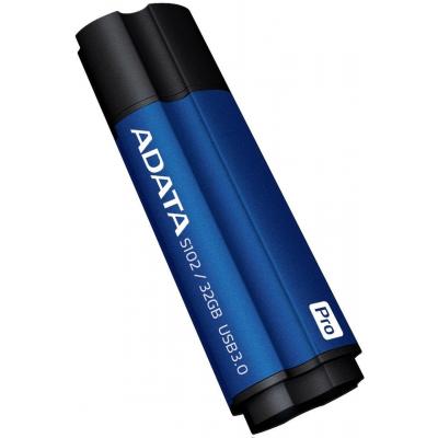 USB флеш накопичувач ADATA 32GB S102PRO Blue USB 3.1 (AS102P-32G-RBL) - зображення 2