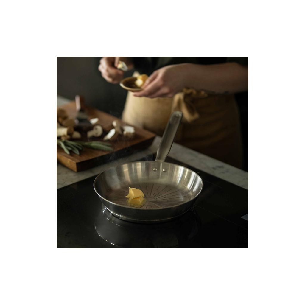 Сковорода Fiskars All Steel Pure матова 24 см (1065627) - зображення 9