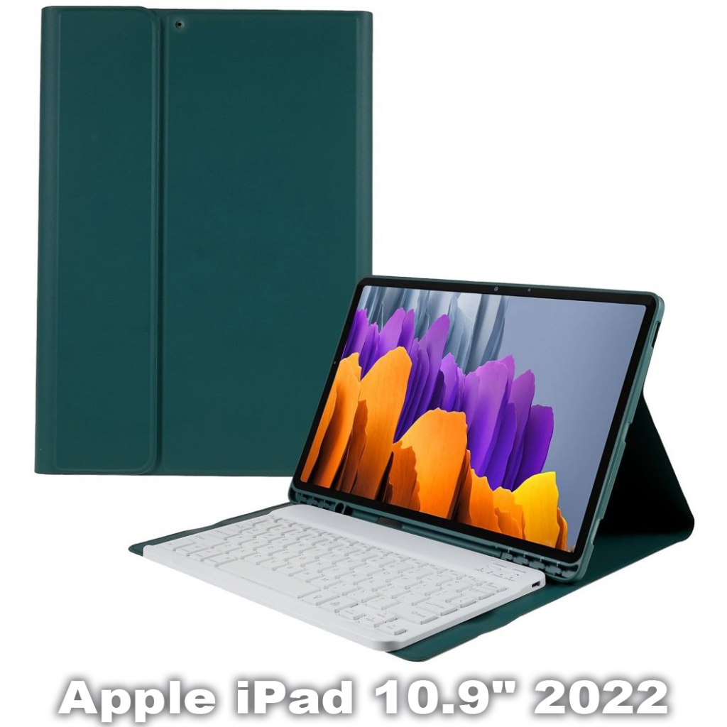 Чохол до планшета BeCover with Keyboard Apple iPad 10.9" 2022 Dark Green (709677) - зображення 1