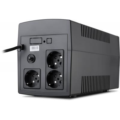 Пристрій безперебійного живлення Vinga LCD 1200VA plastic case (VPC-1200P) - зображення 4