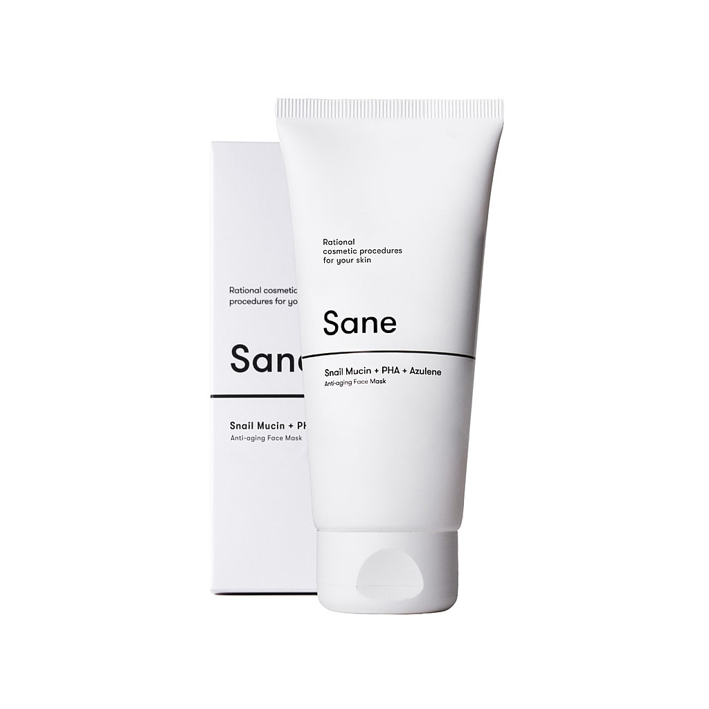 Маска для обличчя Sane Anti-aging Face Mask З муцином равлика 100 мл (4820266830168) - зображення 1