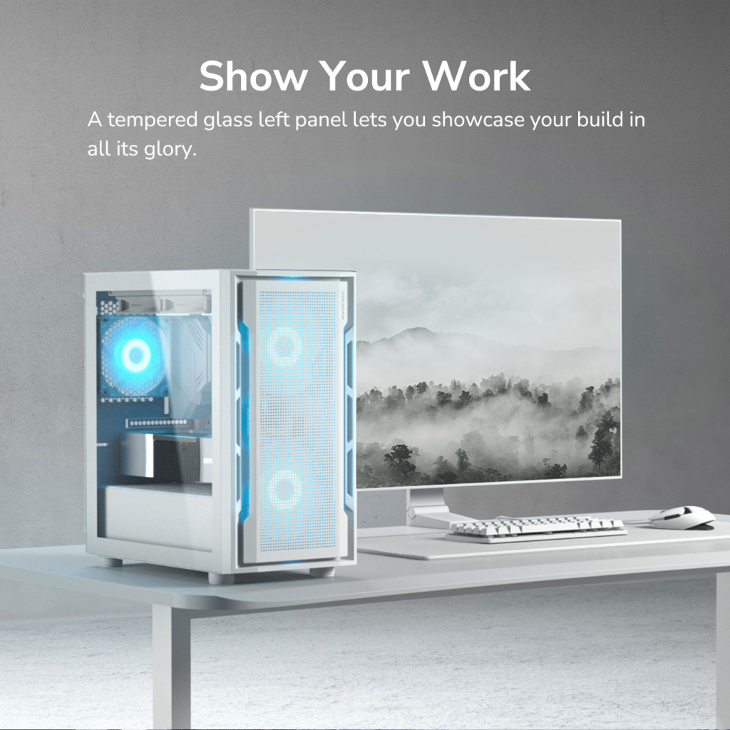 Корпус Cougar UNIFACE MINI RGB White - зображення 12