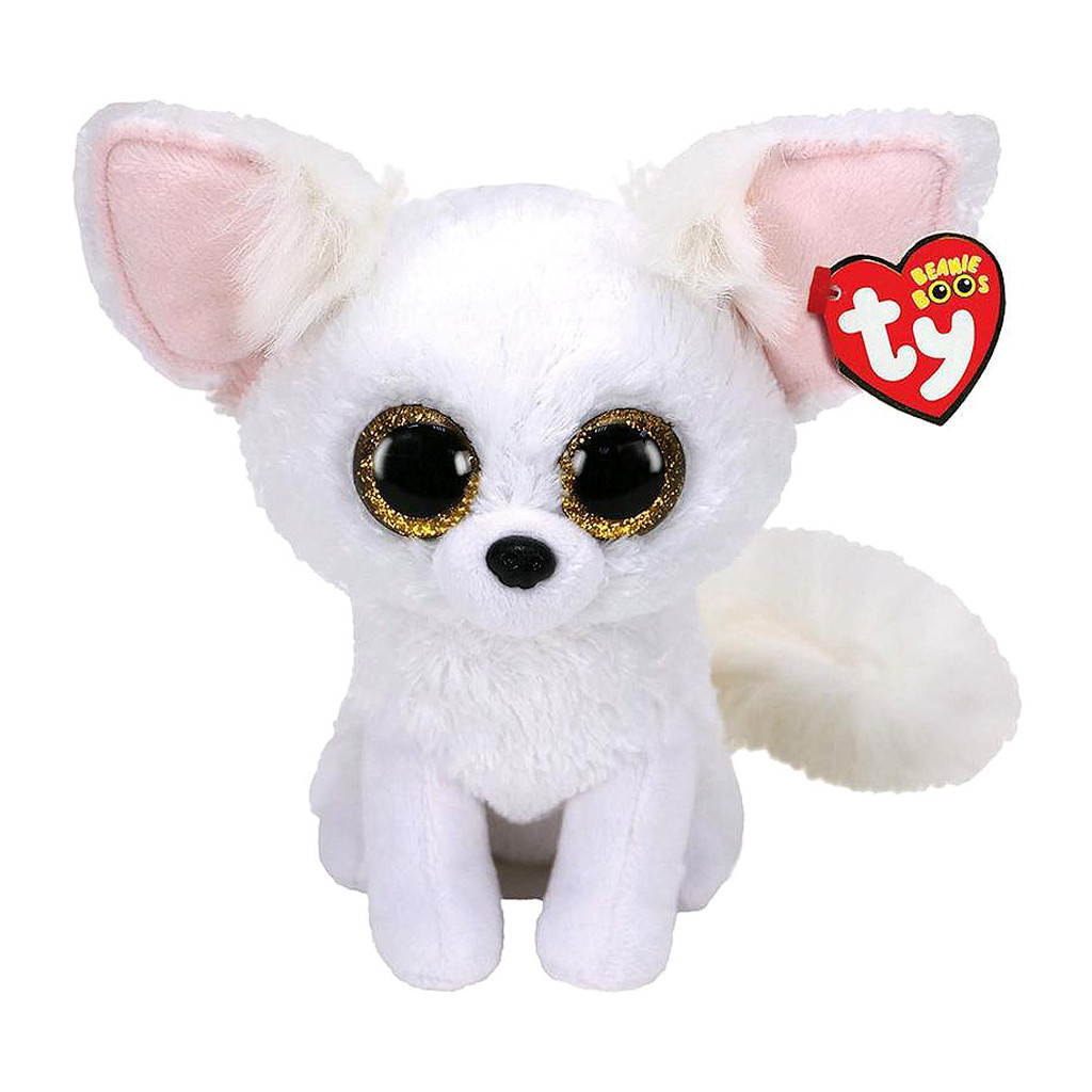 М'яка іграшка Ty Beanie Boo's Біла лисиця FENNEC 15 см (36225) - зображення 1
