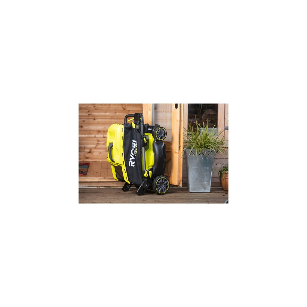 Газонокосарка Ryobi RY18LMX40B-0, 18В ONE+, 40см, 40л, 25-70мм, мульчування, до 400м2 (без АКБ та ЗП) (5133005479) - зображення 4