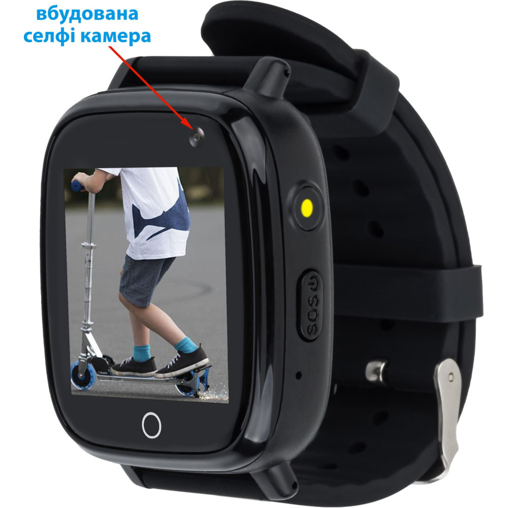 Смарт-годинник Amigo GO001 iP67 Black (856057) - зображення 5