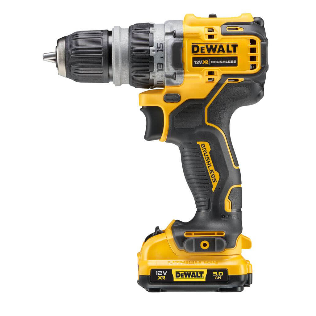 Шуруповерт DeWALT XR Li-Ion 12V, 2x3Ah, зі змінними насадками, 57.5 Нм, 0-425/0-1500 об/хв, 0.7, TSTAK (DCD703L2T) - зображення 2