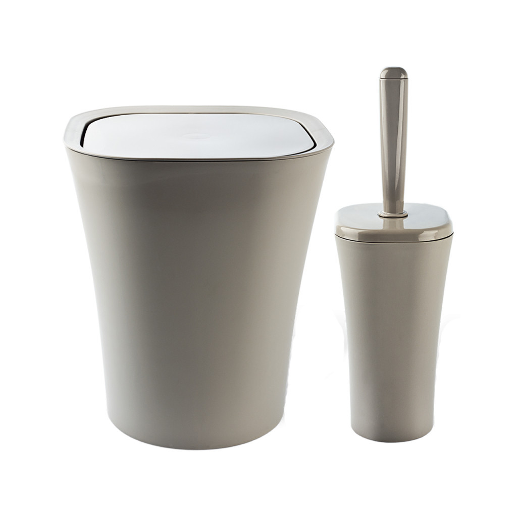 Набір для ванної кімнати Planet Household Papillon 2 предмети лате (6889) - изображение 1