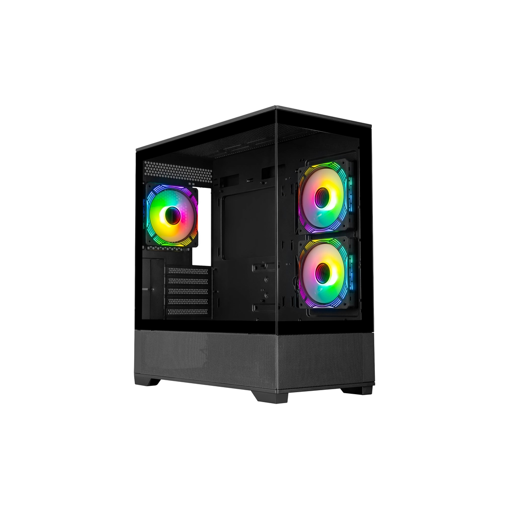 Корпус Prologix AXON GM-03AB Glass Black - зображення 1