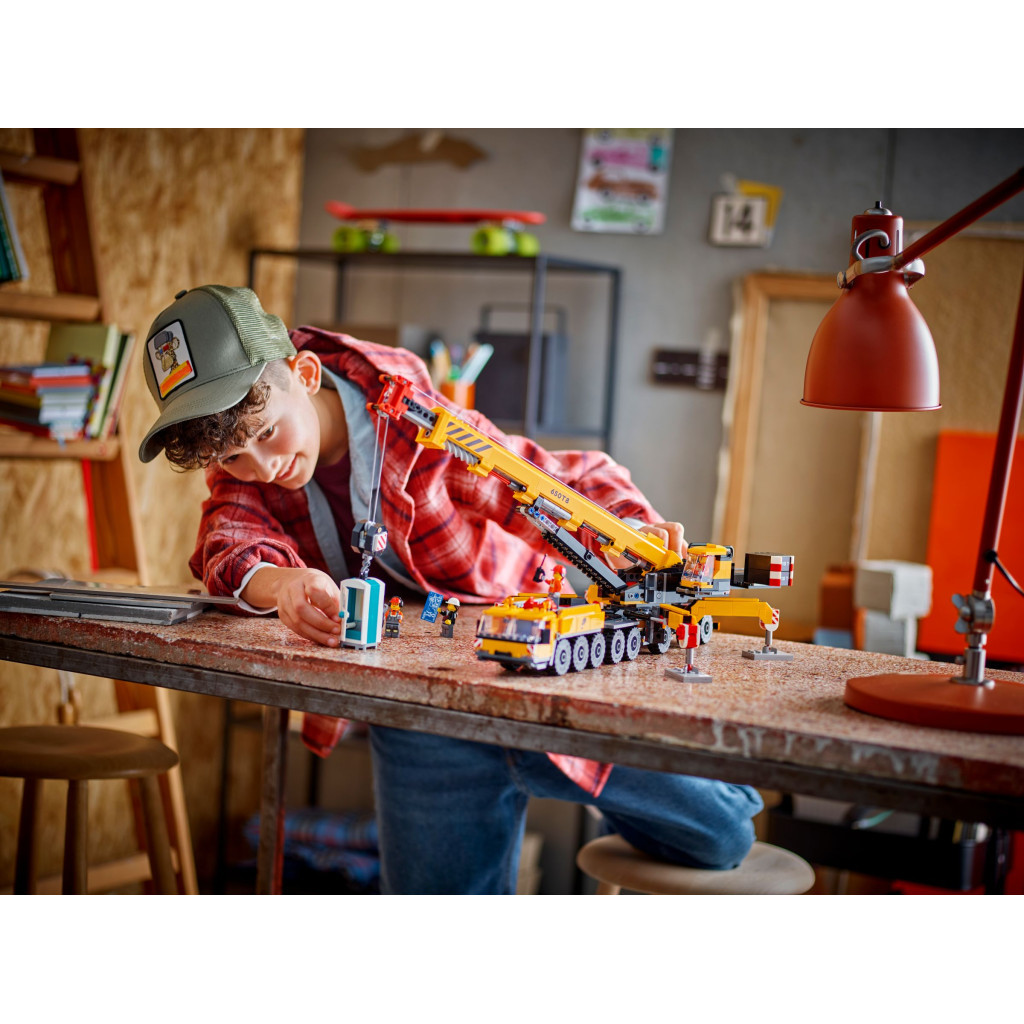 Конструктор LEGO City Жовтий пересувний будівельний кран (60409) - зображення 10