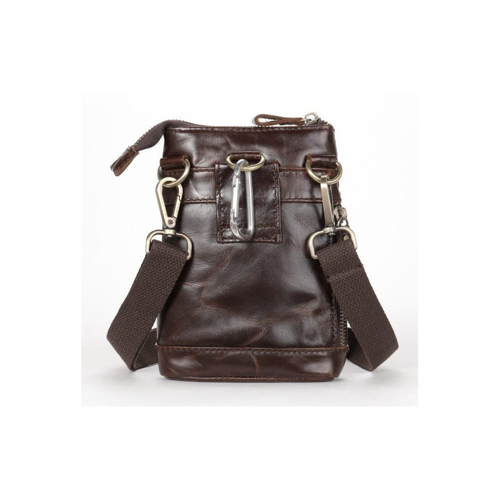Сумка Vintage Через плече чоловіча Коричнева (20097) - зображення 5