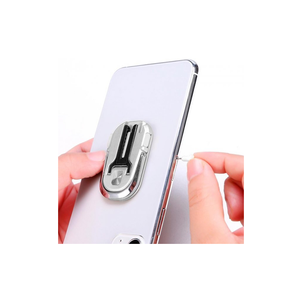 Тримач для смартфонів Gelius GP-UAH001 Universal 3in1 Air Vent Mount Holder Black (GP-UAH001) - зображення 4