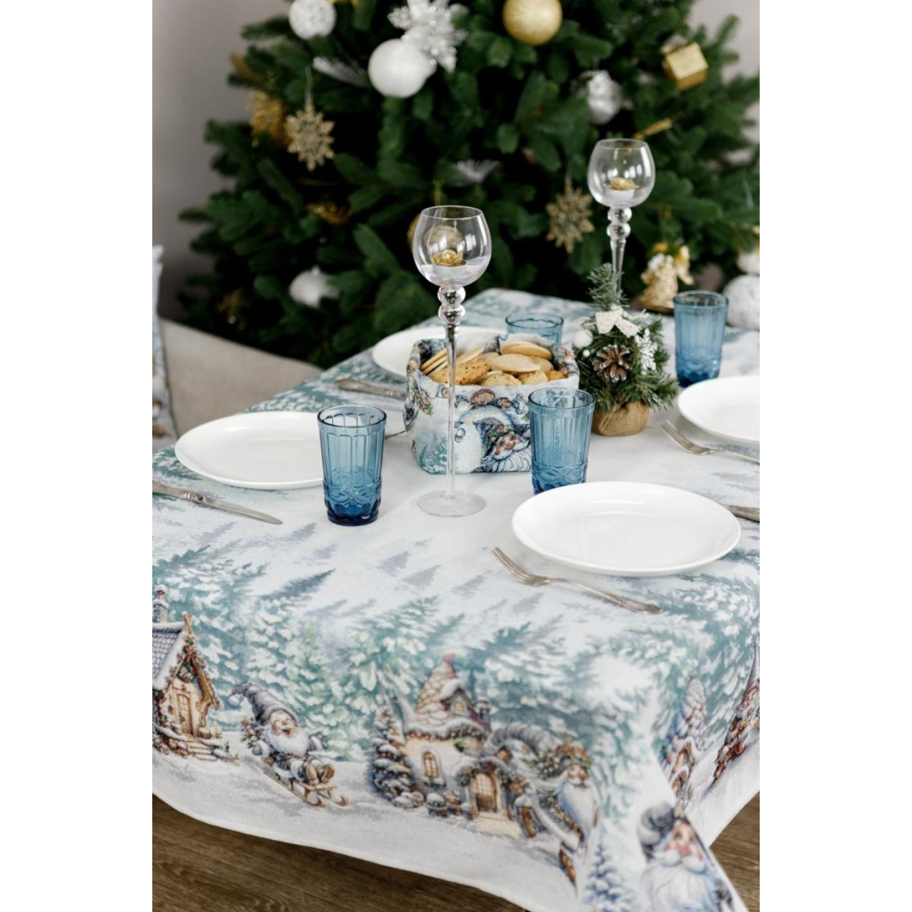 Скатертина Прованс гобеленова Казкові гноми 135х350 см (038455) - зображення 8