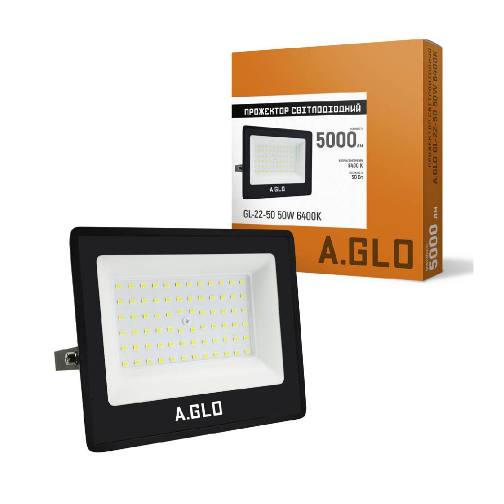 Прожектор A.GLO GL-22-50 50W 6400K - зображення 1