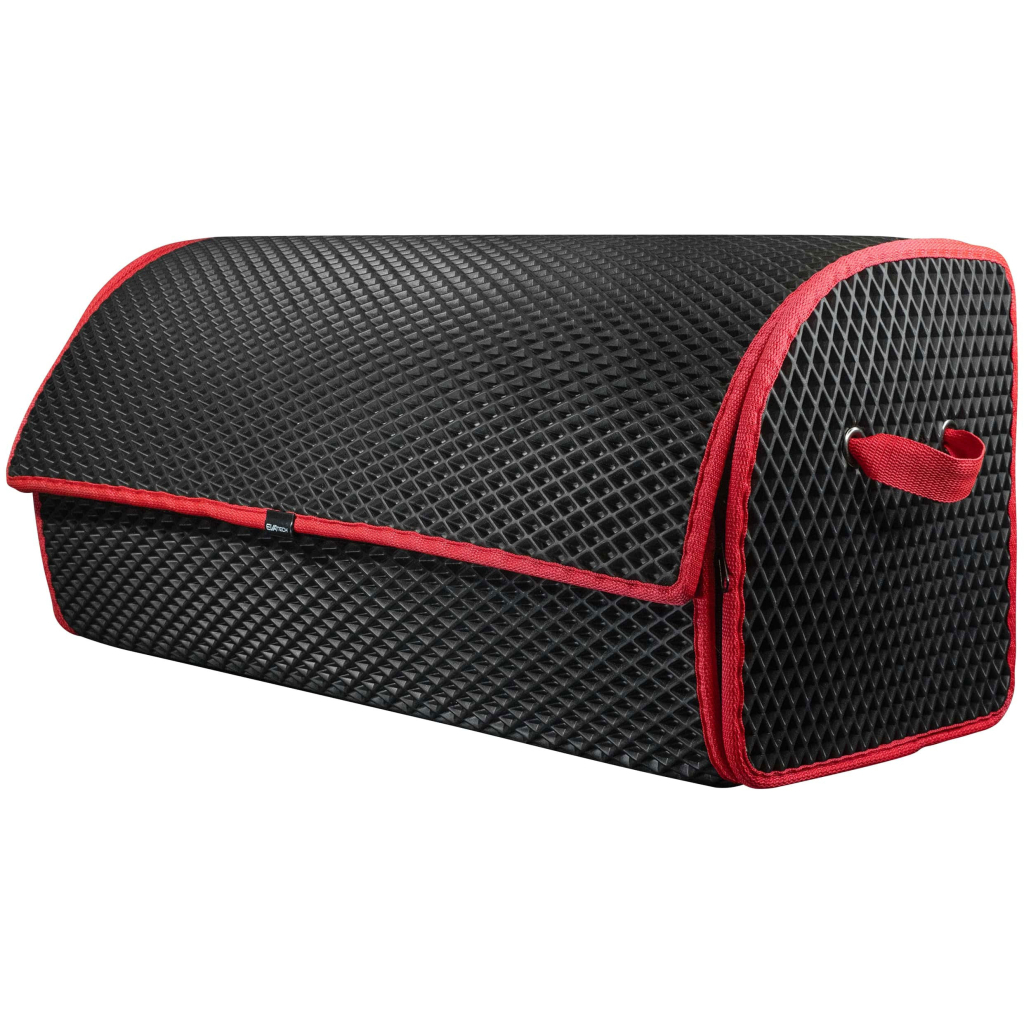 Сумка-органайзер EVAtech L-PRO 32x75x30 см. Ромб чорний з червоним кантом (BS13641OL3RBR) - зображення 5