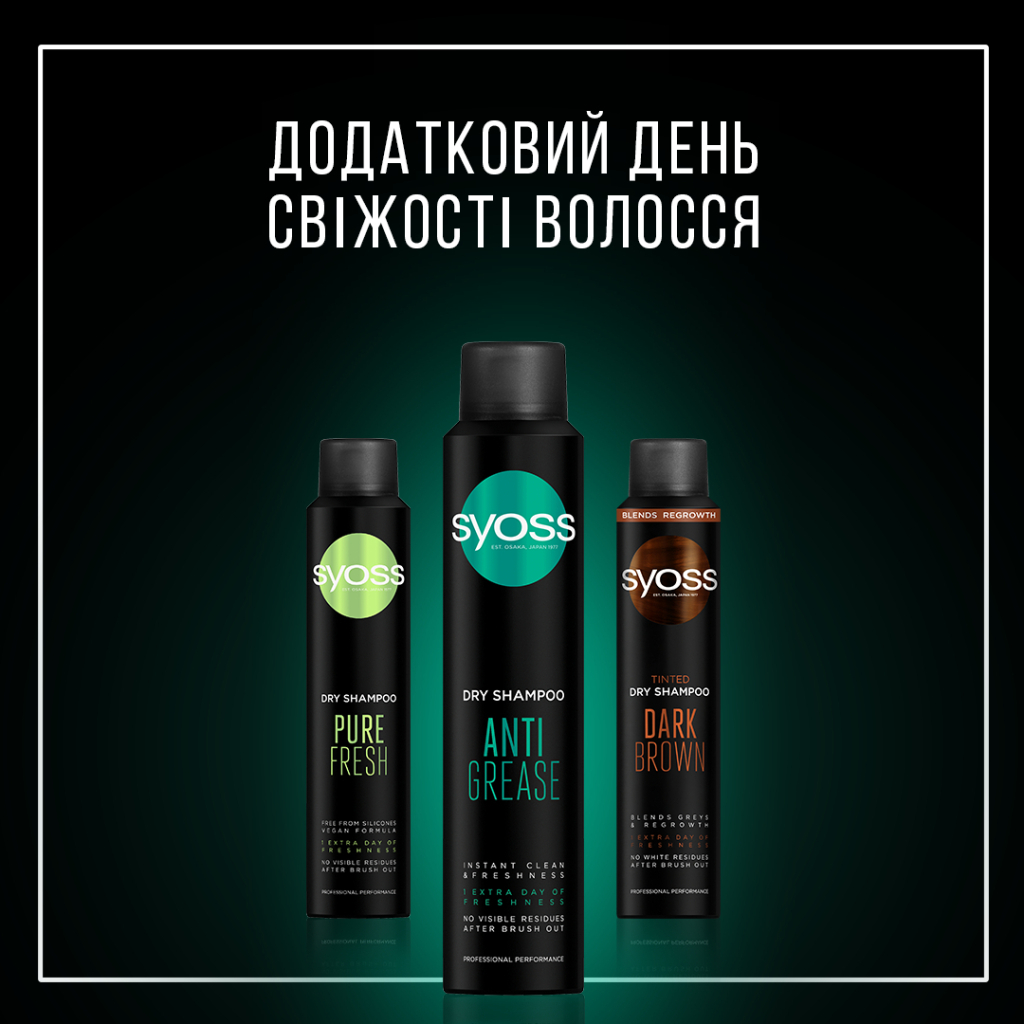 Сухий шампунь Syoss Dark Brown з тонувальним ефектом 200 мл (9000101658477) - изображение 5