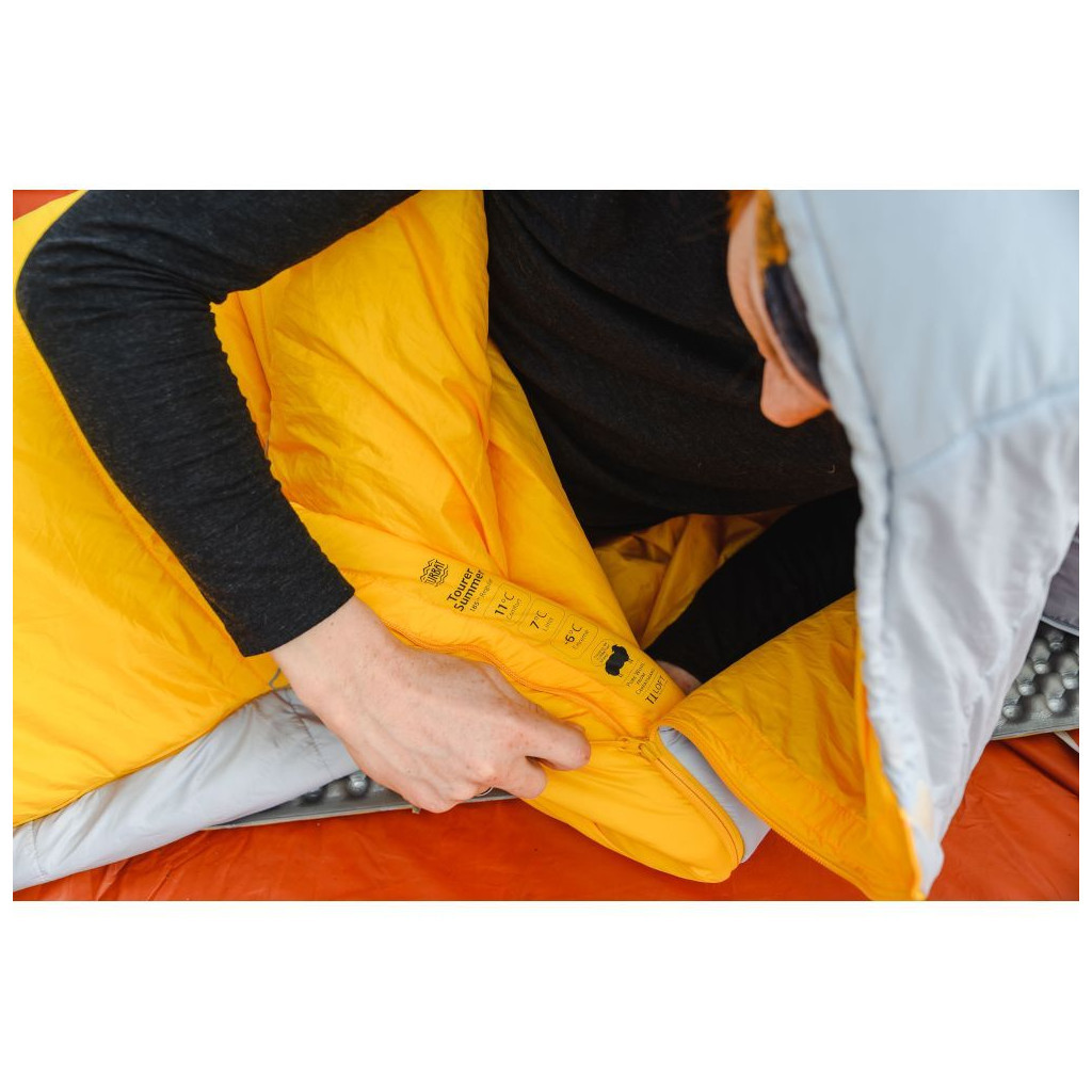 Спальний мішок Turbat Tourer Summer gold fusion/dawn blue 185 см (012.005.0233) - зображення 8