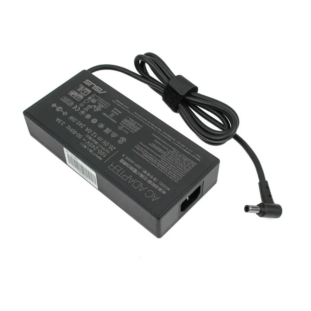 Блок живлення до ноутбуку ASUS 240W, 20V, 12A, роз'єм 6.0/3.7(pin inside), Slim-корпус (A40386) - зображення 3