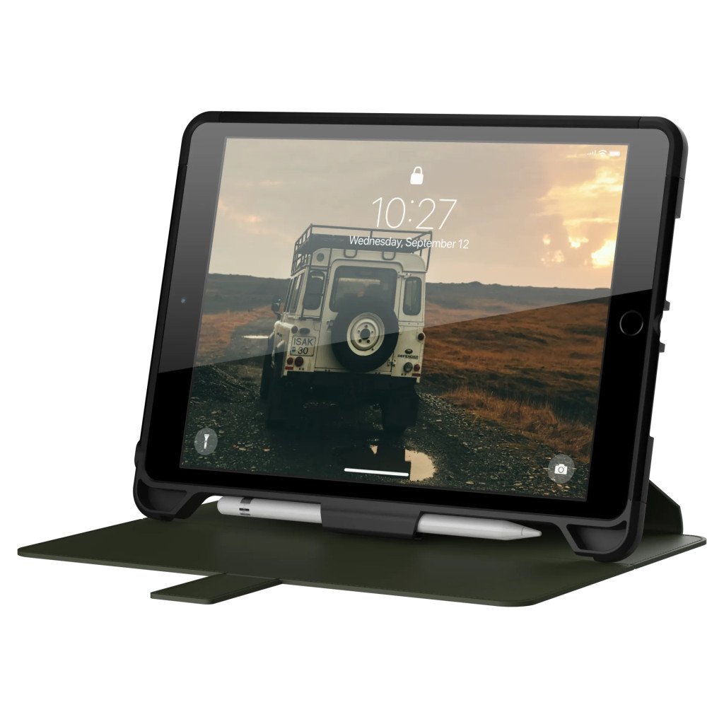 Чохол до планшета UAG iPad 10.2" (2019) Scout Folio, Black/Olive (12191I114072) - зображення 10