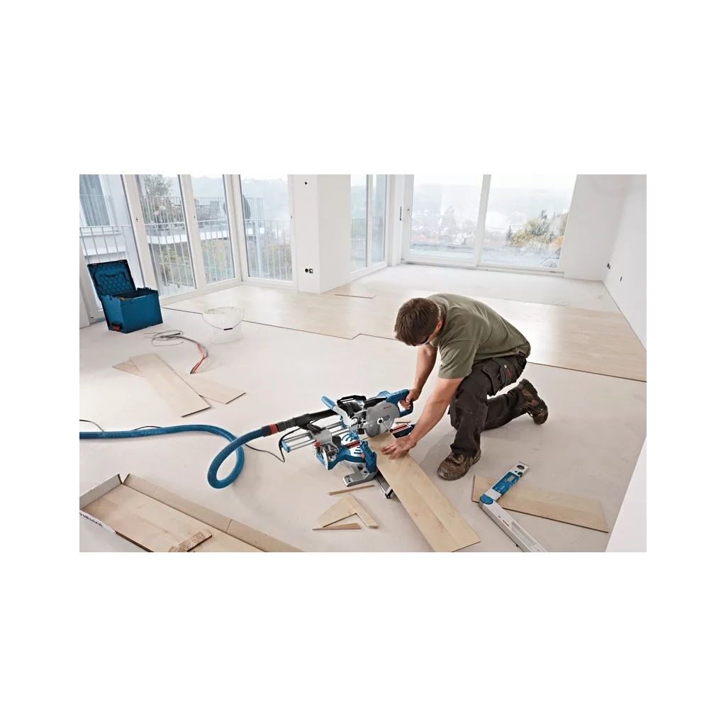 Торцювальна пила Bosch Professional GCM 8 SJL, 1600Вт, диск 216мм (0.601.B19.100) - зображення 6